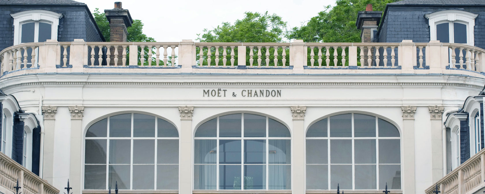 Champagne Moët & Chandon: Haus auf der Avenue de Champagne in Épernay